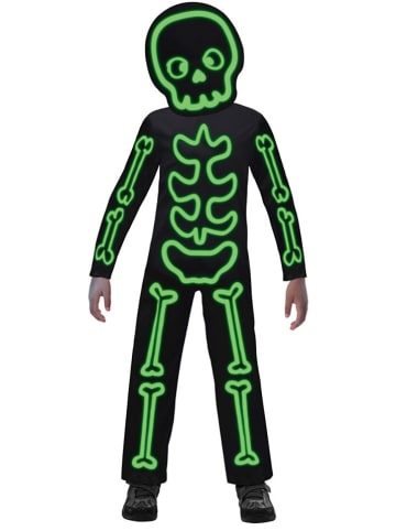 Carnival Party 2-delig kostuum "GID Stick Skeleton" zwart/groen