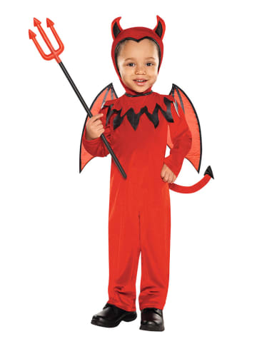 amscan 2-delig kostuum "Devil" rood
