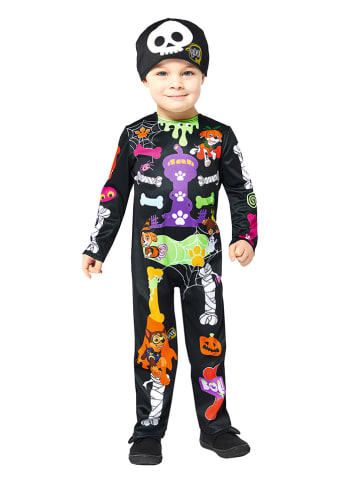 Carnival Party 2-delig kostuum "Paw Patrol Skeleton" zwart/meerkleurig