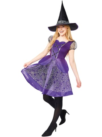 Carnival Party 2-częściowy kostium "Witch" w kolorze fioletowym