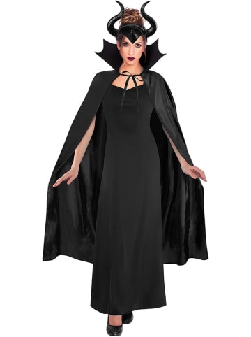 amscan 2-częściowy kostium "Wicked queen" w kolorze czarnym