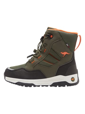Kangaroos Kozaki zimowe "K-MJ North RTX" w kolorze khaki