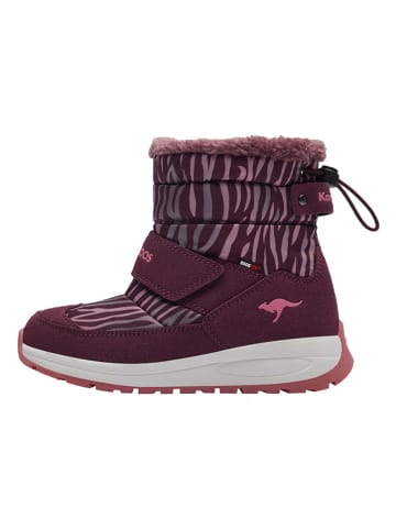 Kangaroos Winterlaarzen "K-PE Marty RTX" paars