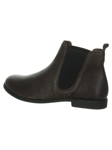 Think! Leren chelseaboots bruin