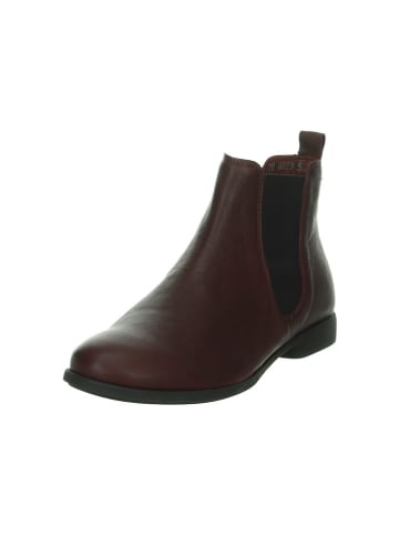 Think! Leder-Chelsea-Boots in Bordeaux