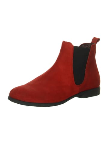 Think! Leren chelseaboots rood