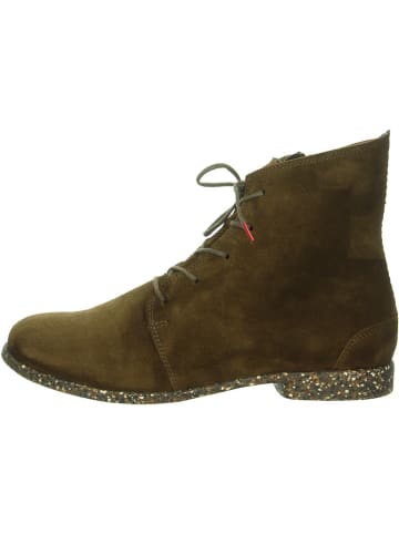 Think! Leder-Boots in Khaki