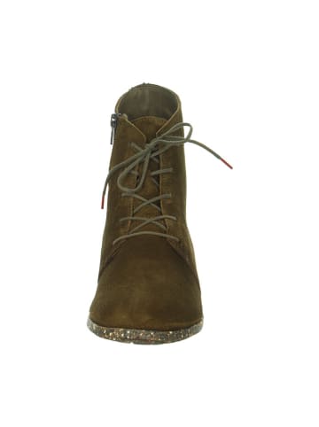 Think! Leren boots kaki