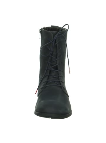 Think! Leder-Boots in Dunkelblau