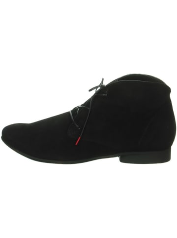 Think! Leren enkelboots zwart