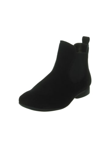 Think! Leder-Chelsea-Boots in Schwarz