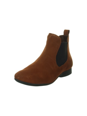 Think! Leren chelseaboots lichtbruin