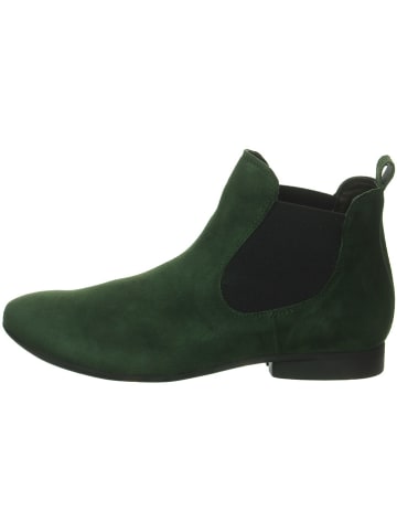 Think! Leder-Chelsea-Boots in Grün