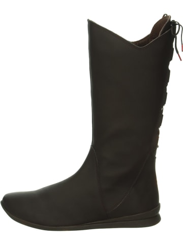 Think! Leder-Stiefel in Braun