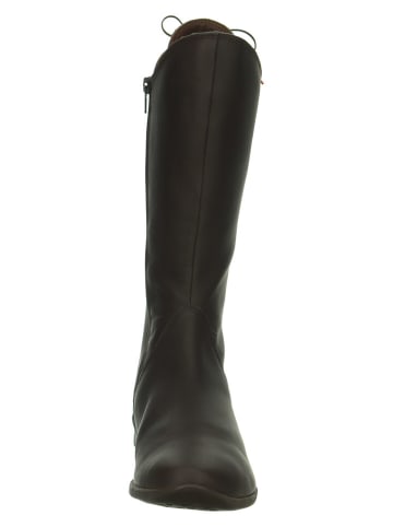 Think! Leder-Stiefel in Braun
