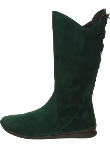 Think! Leder-Stiefel in Grün