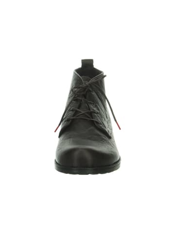 Think! Leder-Ankle-Boots in Braun