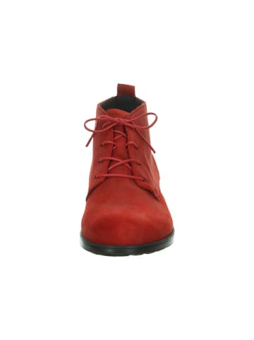 Think! Leren enkelboots rood