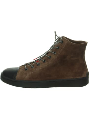 Think! Leder-Boots in Braun