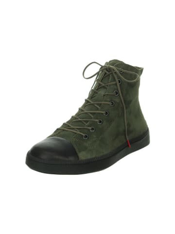 Think! Leren boots kaki