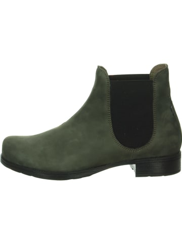 Think! Leder-Chelsea-Boots in Grün