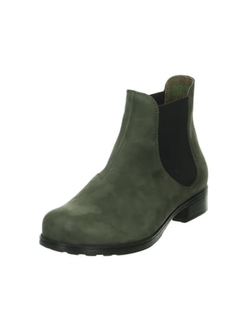 Think! Leren chelseaboots groen
