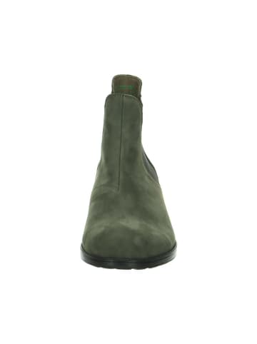 Think! Leren chelseaboots groen