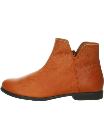 Think! Leren enkelboots lichtbruin
