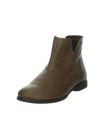 Think! Leren enkelboots bruin