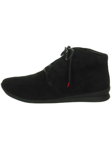 Think! Leren enkelboots zwart