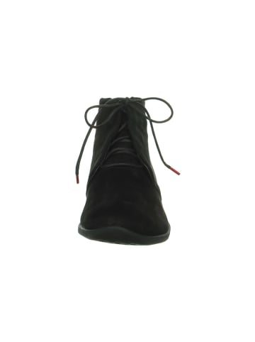 Think! Leren enkelboots zwart