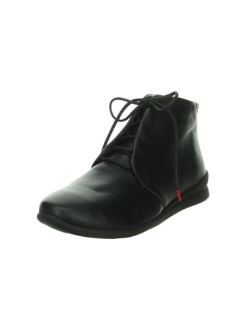 Think! Leren enkelboots zwart