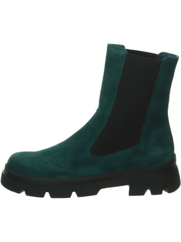 Think! Leder-Chelsea-Boots in Dunkelblau