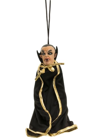 CHAKS Dekoanhänger in Schwarz/ Gold - (H)40 cm