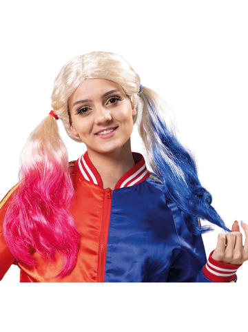 Party x People Perücke "Harley Queen" in Rosa/ Blau