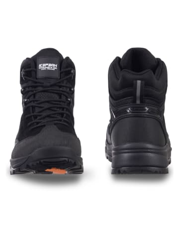 Icepeak Leder-Wanderboots "Abaco" in Schwarz