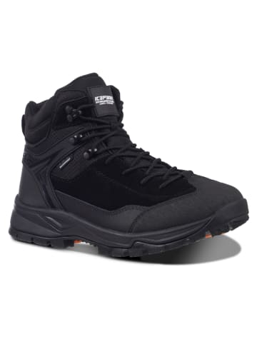 Icepeak Leder-Wanderboots "Abaco" in Schwarz