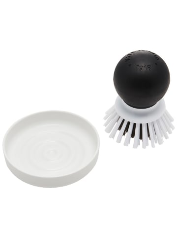 KitchenAid Spülbürste in Weiß/ Schwarz - Ø 9 cm