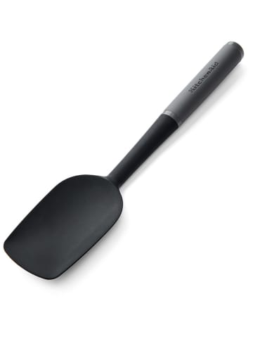 KitchenAid Löffel-Teigschaber in Schwarz/ Grau - (L)29,7 cm