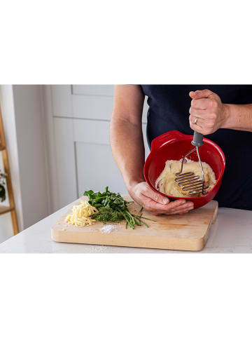 KitchenAid Kartoffelstampfer in Silber/ Grau - (L)26 cm