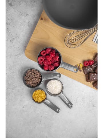 KitchenAid 4tlg. Set: Messlöffel in Grau - (L)18 cm
