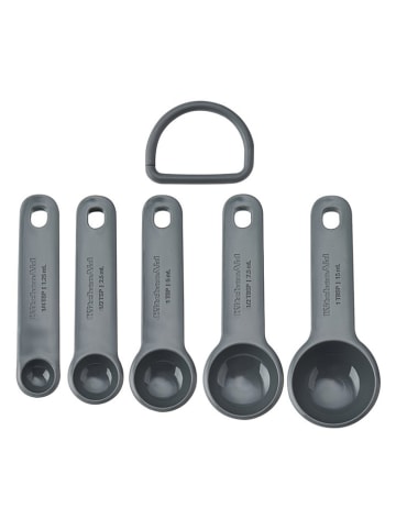 KitchenAid 5tlg. Set: Messlöffel in Grau - (L)13,8 cm