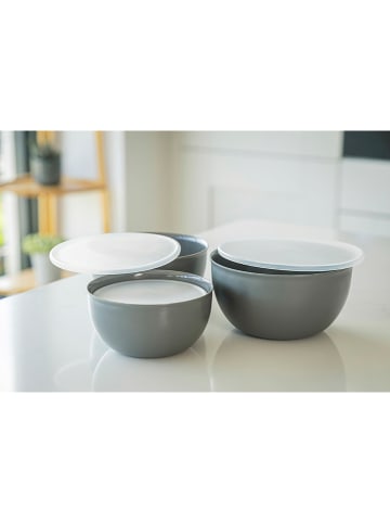 KitchenAid 4er-Set: Frischhaltedosen in Grau