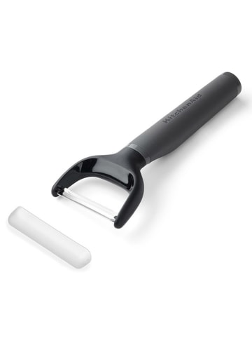 KitchenAid Schäler in Schwarz/ Grau - (L)19 cm