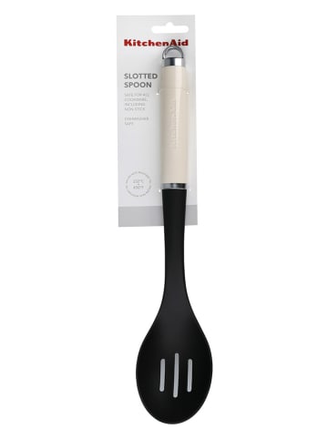 KitchenAid Schaumlöffel in Schwarz/ Creme - (L)34 cm