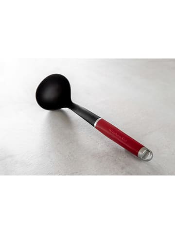 KitchenAid Schöpfkelle in Schwarz/ Rot - (L)31 cm