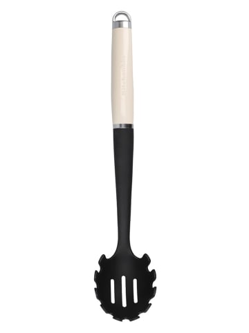 KitchenAid Spaghettilöffel in Schwarz/ Creme - (L)35 cm