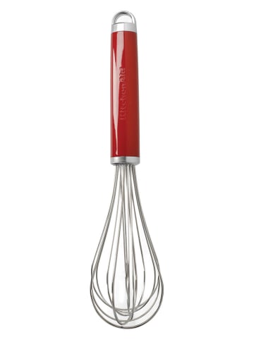 KitchenAid Schneebesen in Silber/ Rot - (L)27 cm