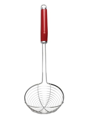 KitchenAid Schöpfsieb in Silber/ Rot - (L)36 cm