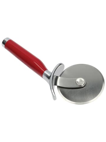 KitchenAid Pizzaschneider in Silber/ Rot - (L)22,5 cm